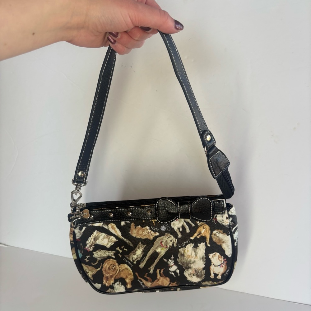 Sydney Love Cat and Dog Print Mini Shoulder Bag